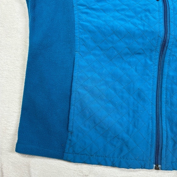 Columbia Vest Women’s Medium Blue Lightweight Fleece Quilted Sportswear Outdoors - Picture 3 of 7